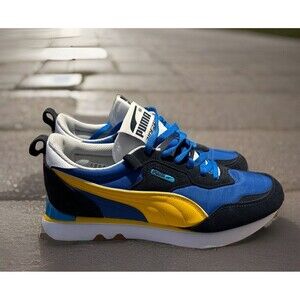 Size 9 - PUMA Rider FV Essentials Royal New Navy - Throwback To Old School